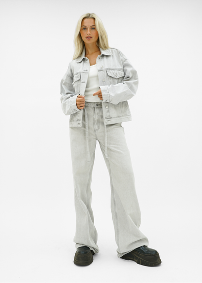 Baggy jeans light washed grey (tall)
