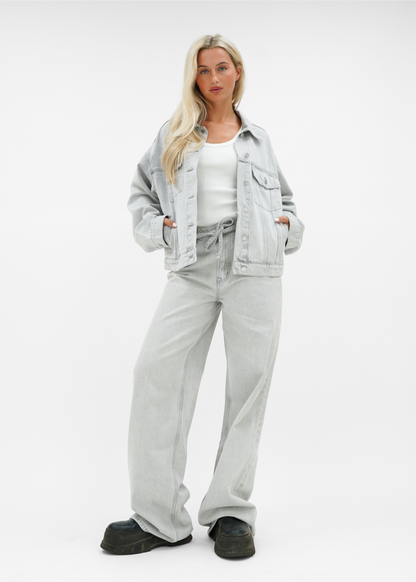 Baggy jeans light washed grey (tall)