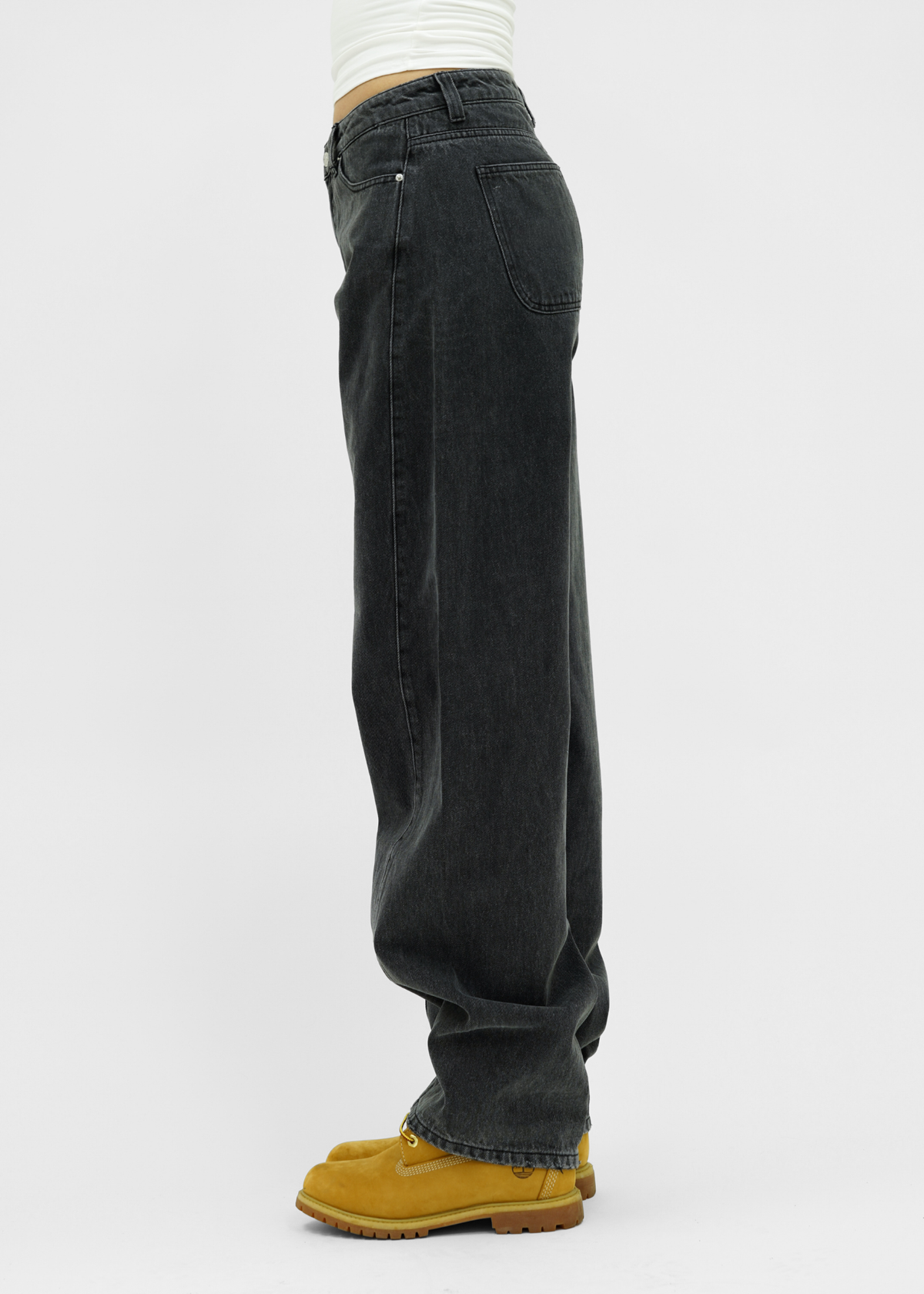 Balloon jeans dark grey (tall)
