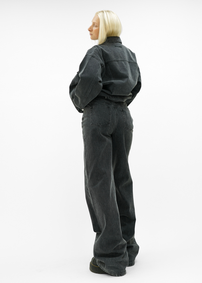 Baggy jeans dark washed grey (tall)