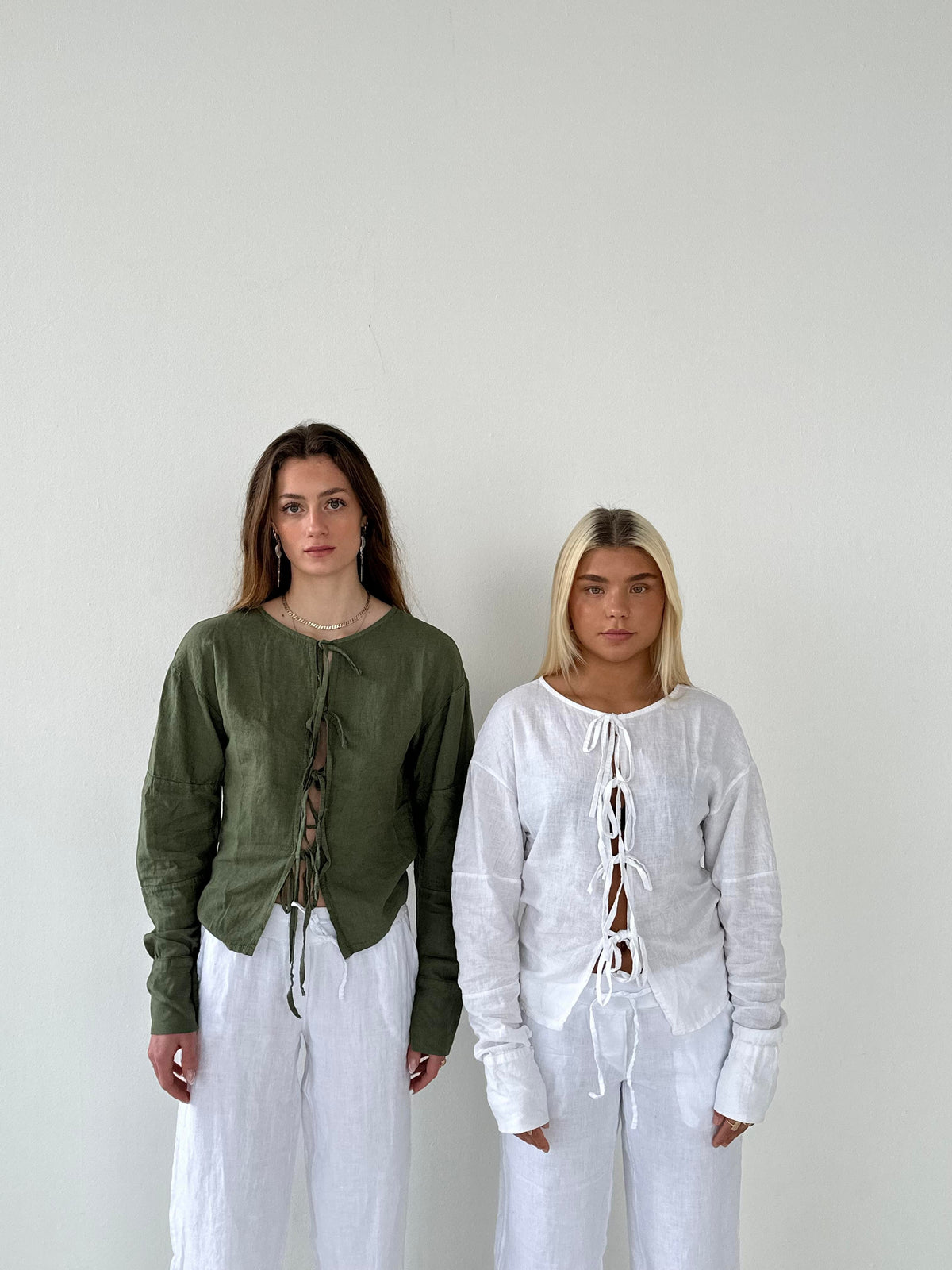 Angel linen shirt - white