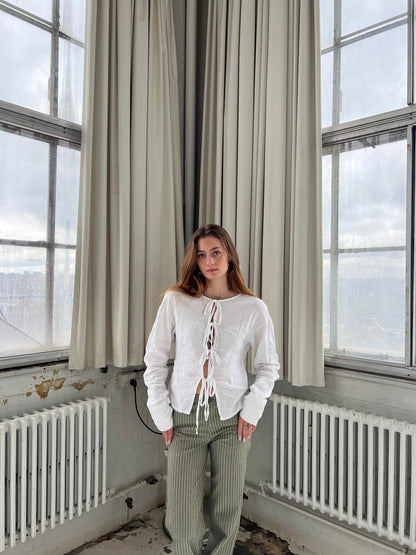 Angel linen shirt - white