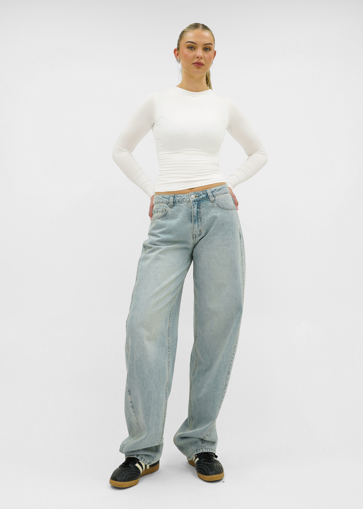 Balloon jeans vintage denim (tall)