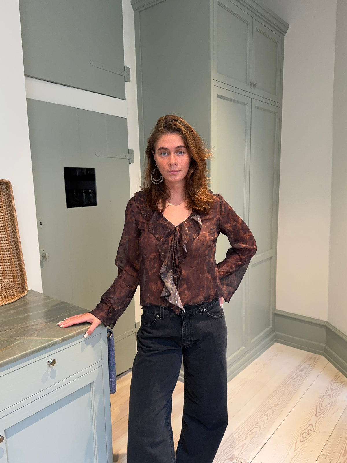 Marianne blouse - Leopard