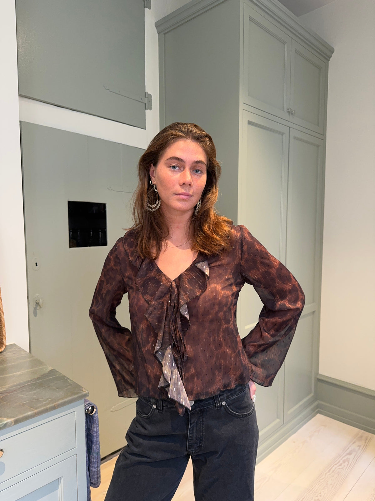 Marianne blouse - Leopard