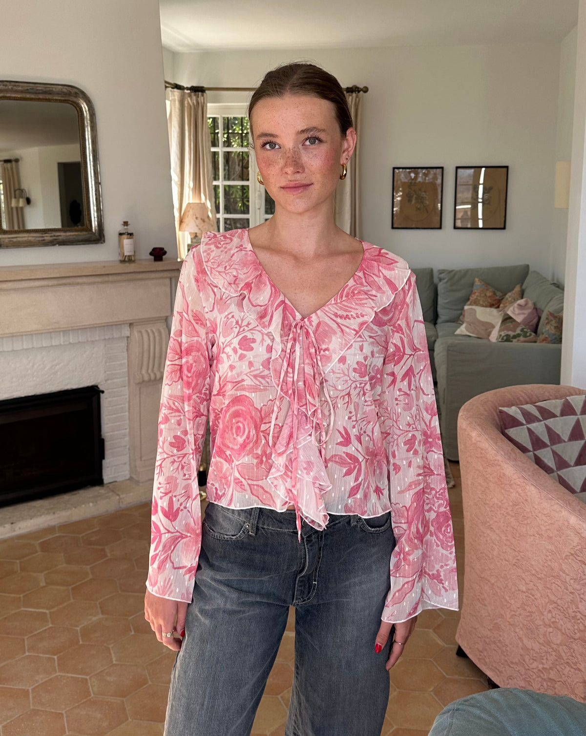 Marianne blouse - Pink
