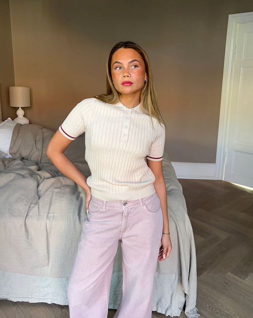 Svealy polo t-shirt - Beige