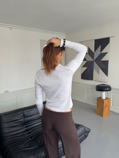 Roleo blouse with long sleeves - White