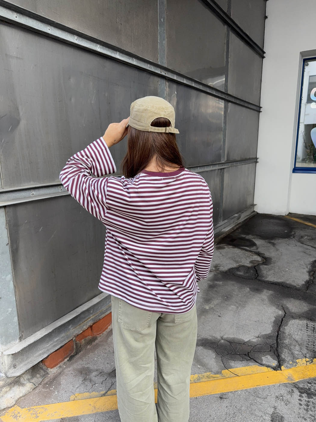 Lura striped blouse - Red/white