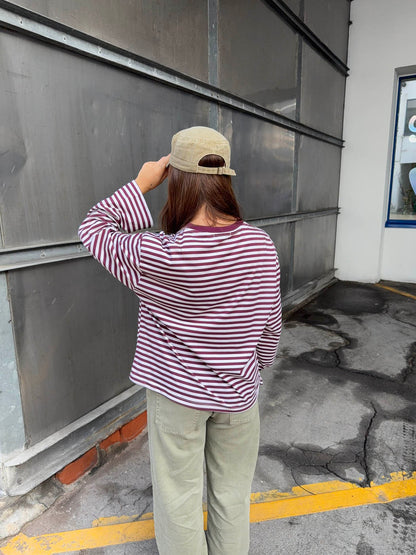 Lura striped blouse - Red/white