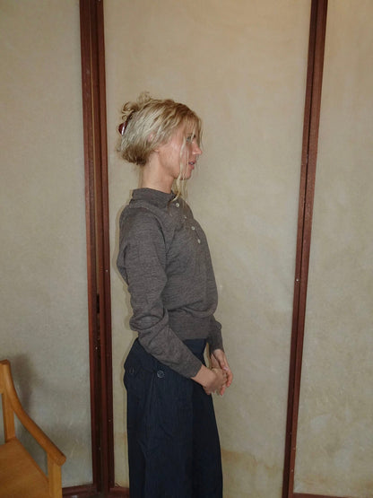 Jajana polo knit - Brown