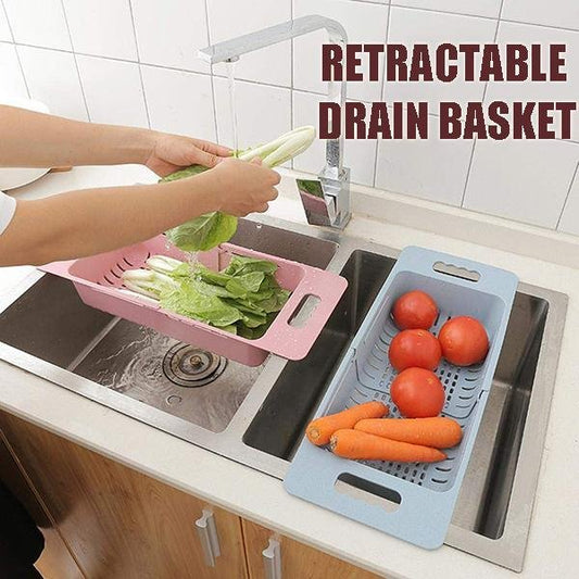 🔥Limited time 50% off🔥Adjustable Retractable Drain Basket